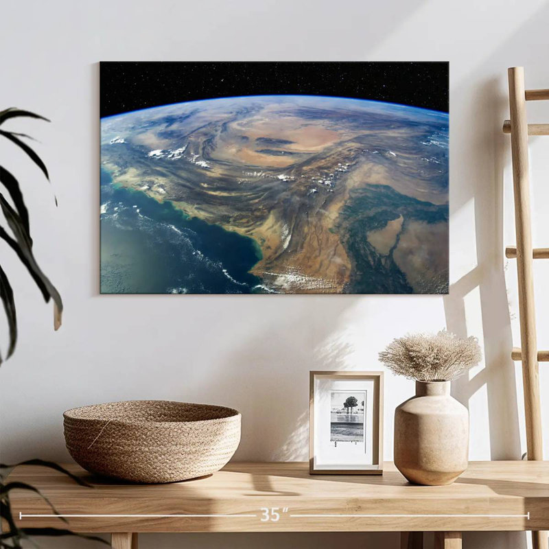 Oberle Earth, 20" H x 30" W