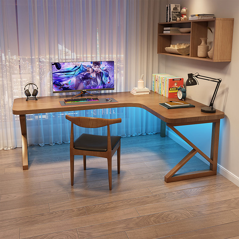 Bureau d'angle moderne en forme de L, Oui, 29.53"H*78.74"W*55.12"D