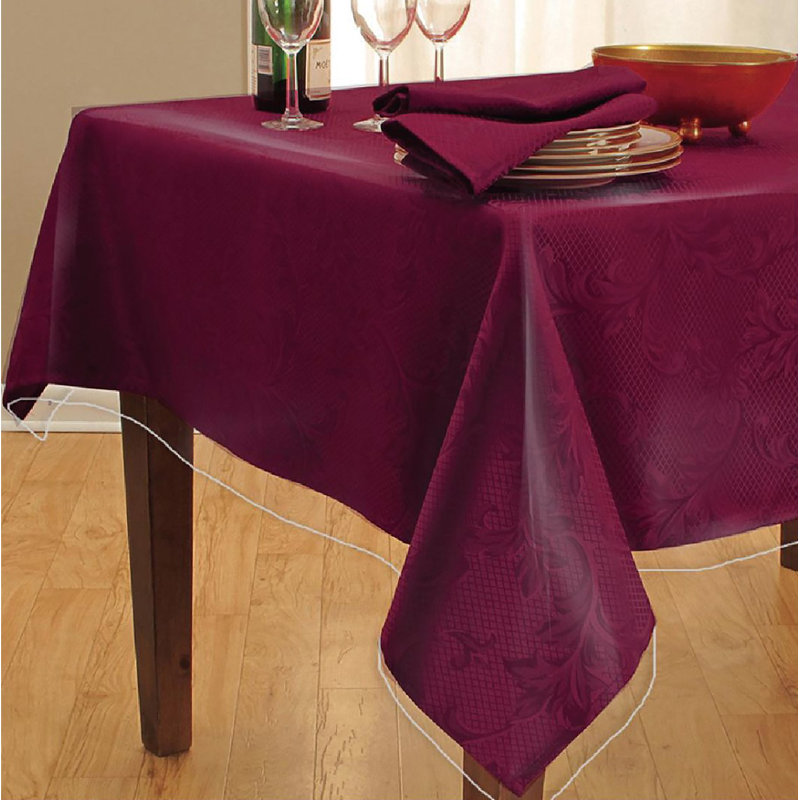(60x120 ") Protecteur de nappe transparent en PVC
