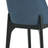 Bason 19.5" H Polyester Upholstered Dining Chair With Black Solid Wood Legs（Set Of 6）-1883804170-1882725031