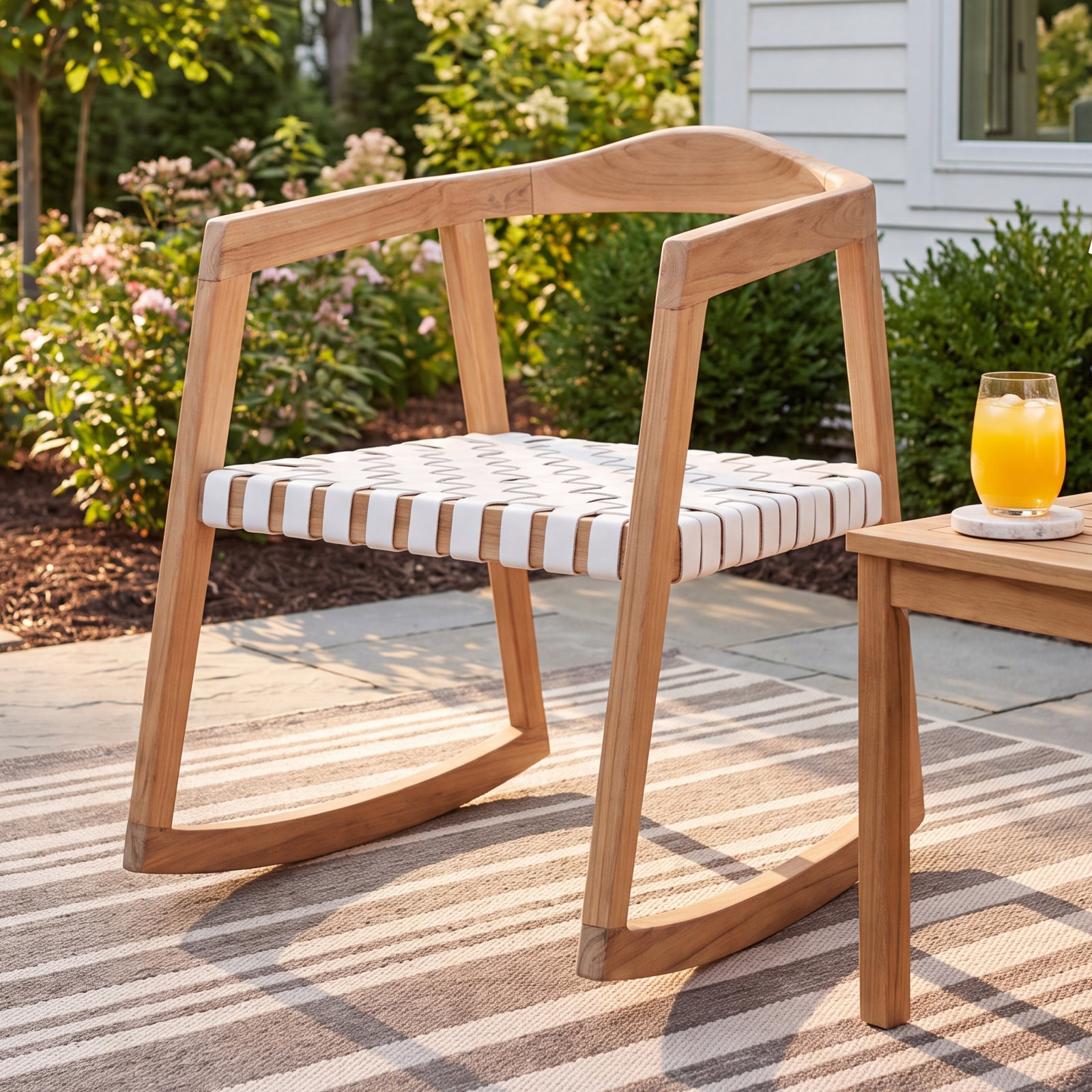 Crawford Rocking Chair, Light Brown