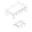 Dawson-Jack Coffee Table, Accent, Cocktail, Rectangular, Storage, Living Room, 44"L, Wood, Laminate, Walnut