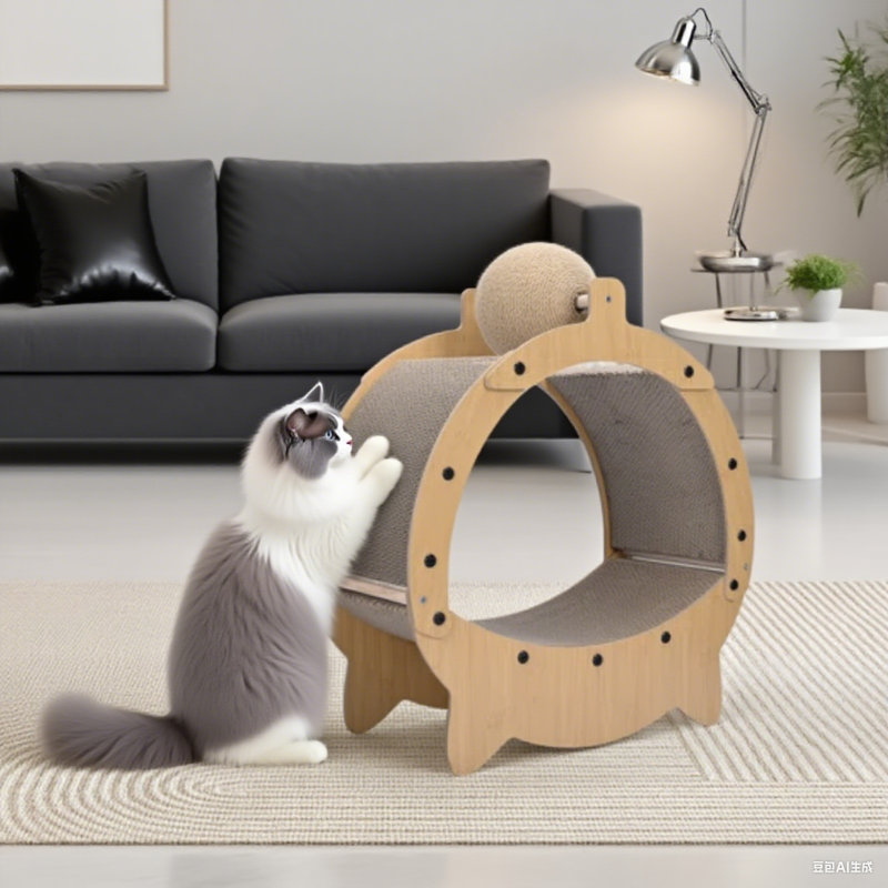 Tapis à griffer multifonctionnel pour chat