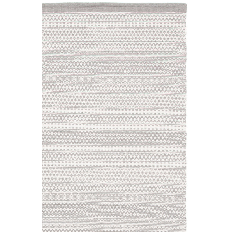 Talmadge Flat Weave Cotton Geometric Rug, Runner 2'3" x 9'