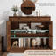 Buffet 35,4 "avec porte et tiroir en verre-345721665