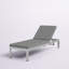 Chaise de patio d'extérieur en aluminium avec coussins Shore-306029815
