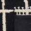 Paris Hand Knotted Area Rug in Black/White-1357185215