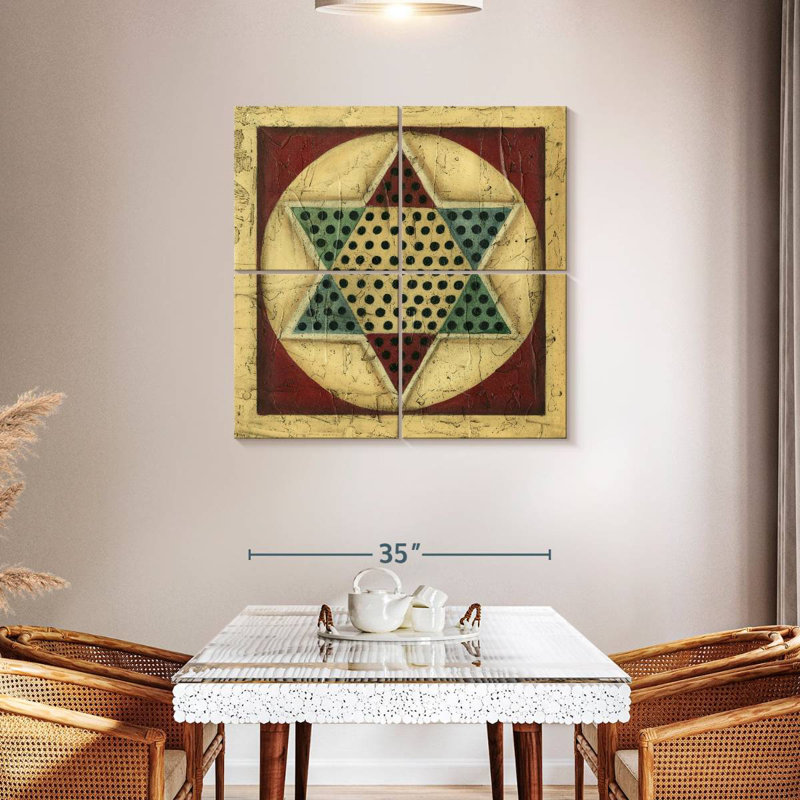 Senne Small Antique Chinese Checkers