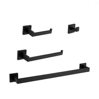 4 - Piece Bathroom Hardware Set