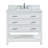 Pamula 36" Single Bathroom Vanity Set with Marble Top, Dove White-2082994462-2034064475