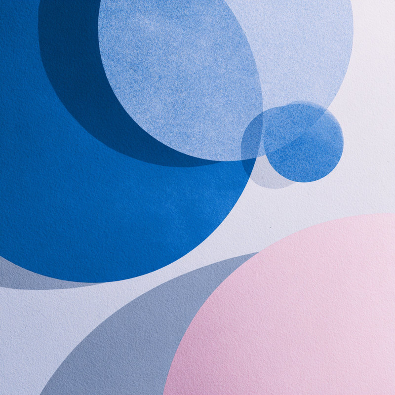 «Stacked Balance», art mural sur toile tendue, H 20 po x l 20 po