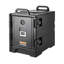 Porte-casseroles isotherme 81 pte - Boîte chaude à chargement frontal avec double boucles, chargeur frontal empilable pour la restauration et les restaurants (noir)