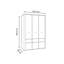 Bramley 3 Door Manufactured Wood Wardrobe