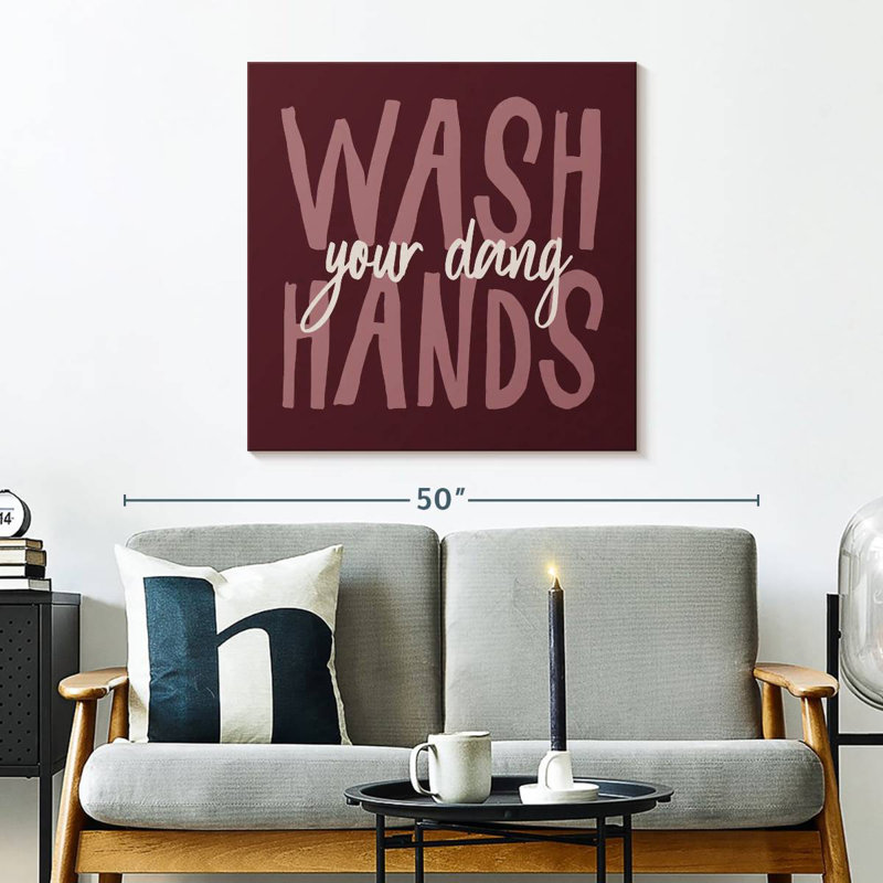 Tergel Bathroom Advice Purple, 30" H x 30" W