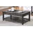 Aydia Rectangular Coffee Table with Lift Top in Gray