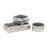 Caroline Box - Round Polished Nickel