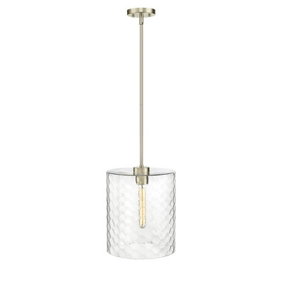 Luminaire suspendu cylindrique à 1 lumière Rennerdale