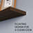 Iva Floating Shelf In Melamine X2 ,Dark Walnut-659957871
