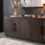Buffet en bois massif sculpté à 4 portes Josiane-731325628