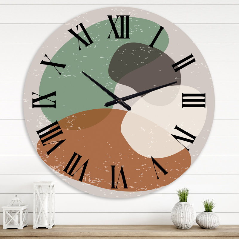Horloge murale moderne Minimal Elementary, Surdimensionné
