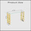 Console en verre d'acier inoxydable, table d'appoint repas doré transparent BS-02-1962152915