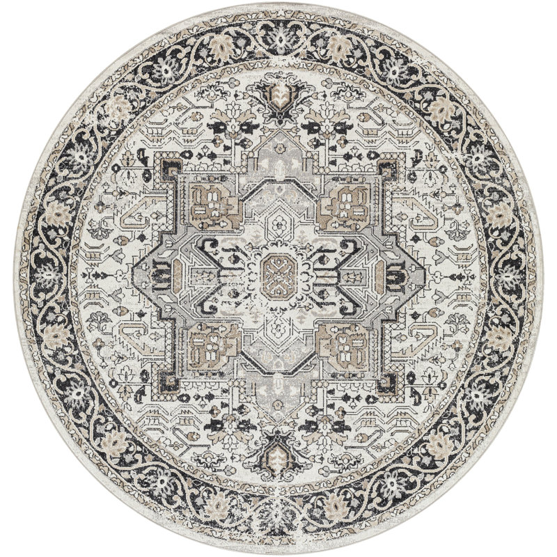 Casanova Moroccan Machine Woven Rug, Round 200cm