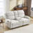70.8" Wide Modern And Overstuffed Soft Manual Reclining Loveseat Sofa With Center Console