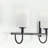 Rowley 33.88" W Steel 4-Light Dimmable Vanity Light with Drum Shades-698251346