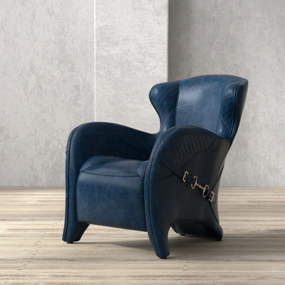 Mcandrews 31" Wide Tufted Top Grain Leather Armchair by 17 Stories