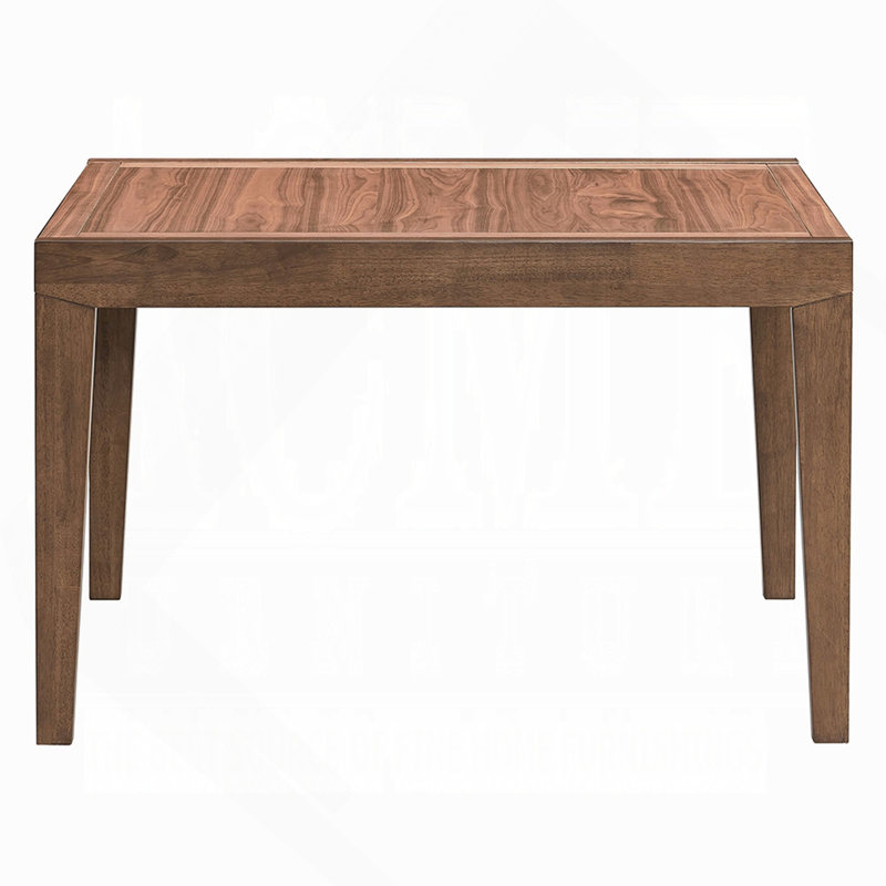 Table de salle à manger extensible avec finition noyer