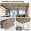 Carreaux de plafond tombants 24 po x 24 po Art3d, panneaux de plafond imperméables, panneaux muraux 3D de style rétro, paquet de 12-106535775