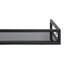 Tablette d'appoint rectangulaire en métal et verre Chainbridge-464407354
