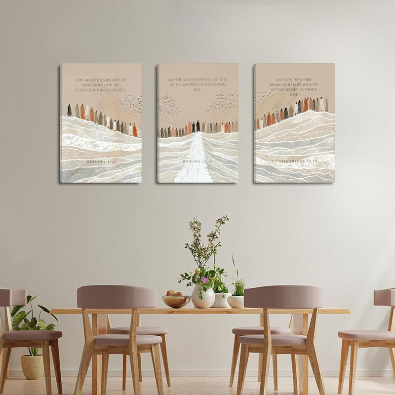 3 Piece Wrapped Canvas Print