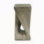 Table d'appoint d'extérieur, table de bout en forme de torsion, table d'appoint décorative, table de tabouret de jardin pour terrasse de balcon, côté piscine, béton léger, texture semblable au bois-1786621315