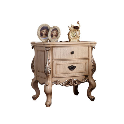 European Nightstand American Solid Wood Cabinet. Accent Chest