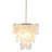 Layered Capiz Chandelier