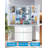 Commercial Cool 18.9 Cu. Ft. French Door Refrigerator, 33 Inch Wide Refrigerator with 2 Bottom Mount Freezer Drawers, Frost Free, LED Lighting, Digital Temperature Control, CCRF1890KW, White-123767405