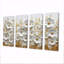 Beaumys - Art mural fleurs sauvages - décoration murale traditionnelle 4 pièces-1671222732