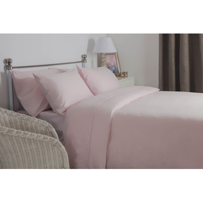 Cotton Solid Colour Duvet Cover Set with Pillowcases