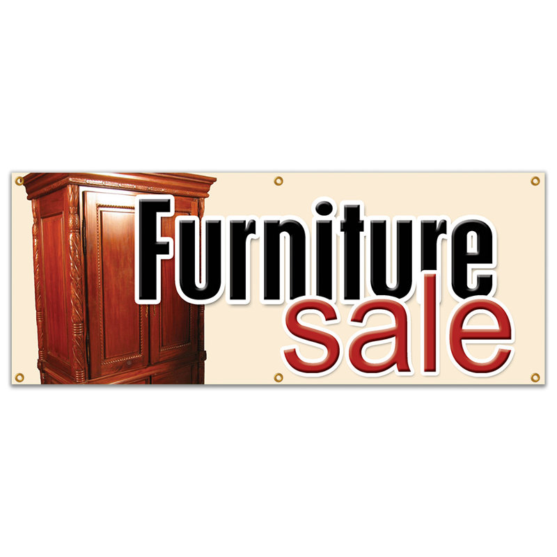 Enseigne de vente de meubles