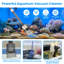 Ensemble de nettoyeur de gravier d'aquarium électrique