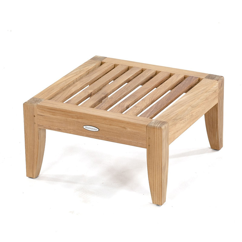 Outdoor Teak Ottoman