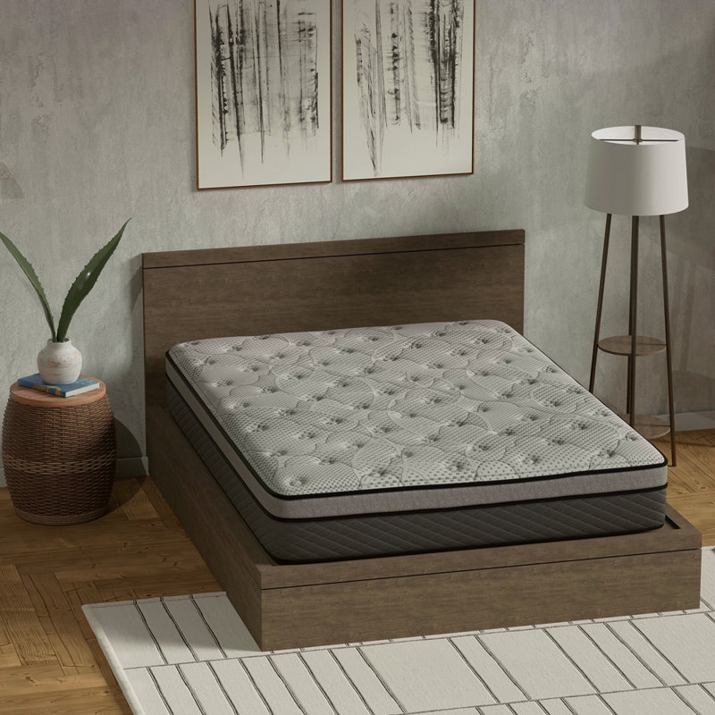 Matelas hybride mi-ferme à ressorts ensachés, Très grand lit
