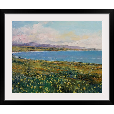 «Cyd California Poppies Seascape» par Michael Creese, reproduction d'art