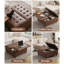 Repose-pieds carré avec rangement Delmontez-950906148