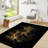Chic Floral Print Non-Woven Thin Type Rug for Enhancing Your Indoor Aesthetic Appeal with Its Intricate Design and Vibrant Colors-126002348