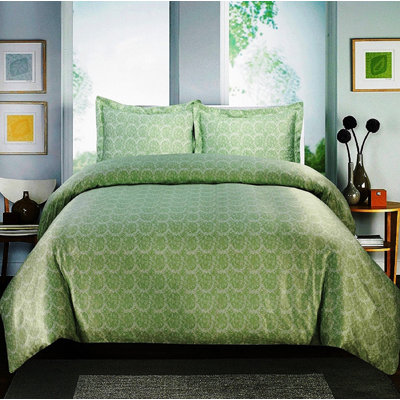Sateen Geometric Fitted Sheet