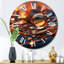 Horloge murale fleurs du matin-93382695