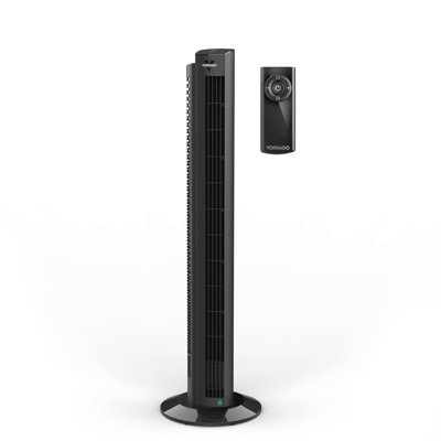 OZI42DC 42 in. Variable Fan Speeds Tower Fan in Black with 1164 ft. Per Min Air Flow