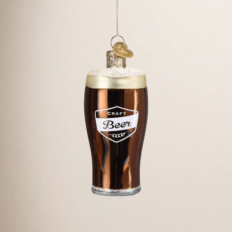 Ornement figurine suspendue bière artisanale